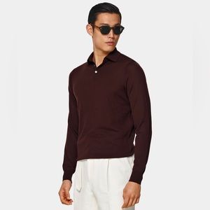 SUITSUPPLY Long Sleeve Polo